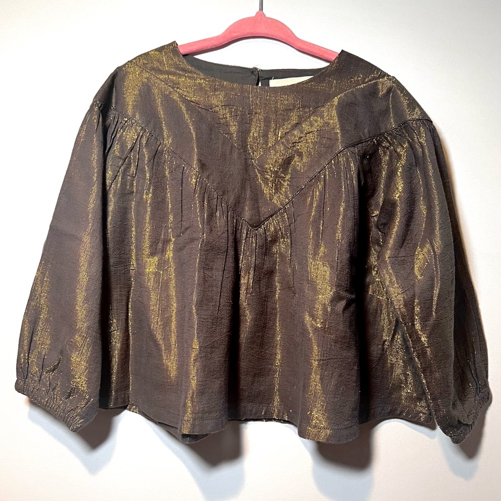 Polder x Monoprix Paris sparkly blouse